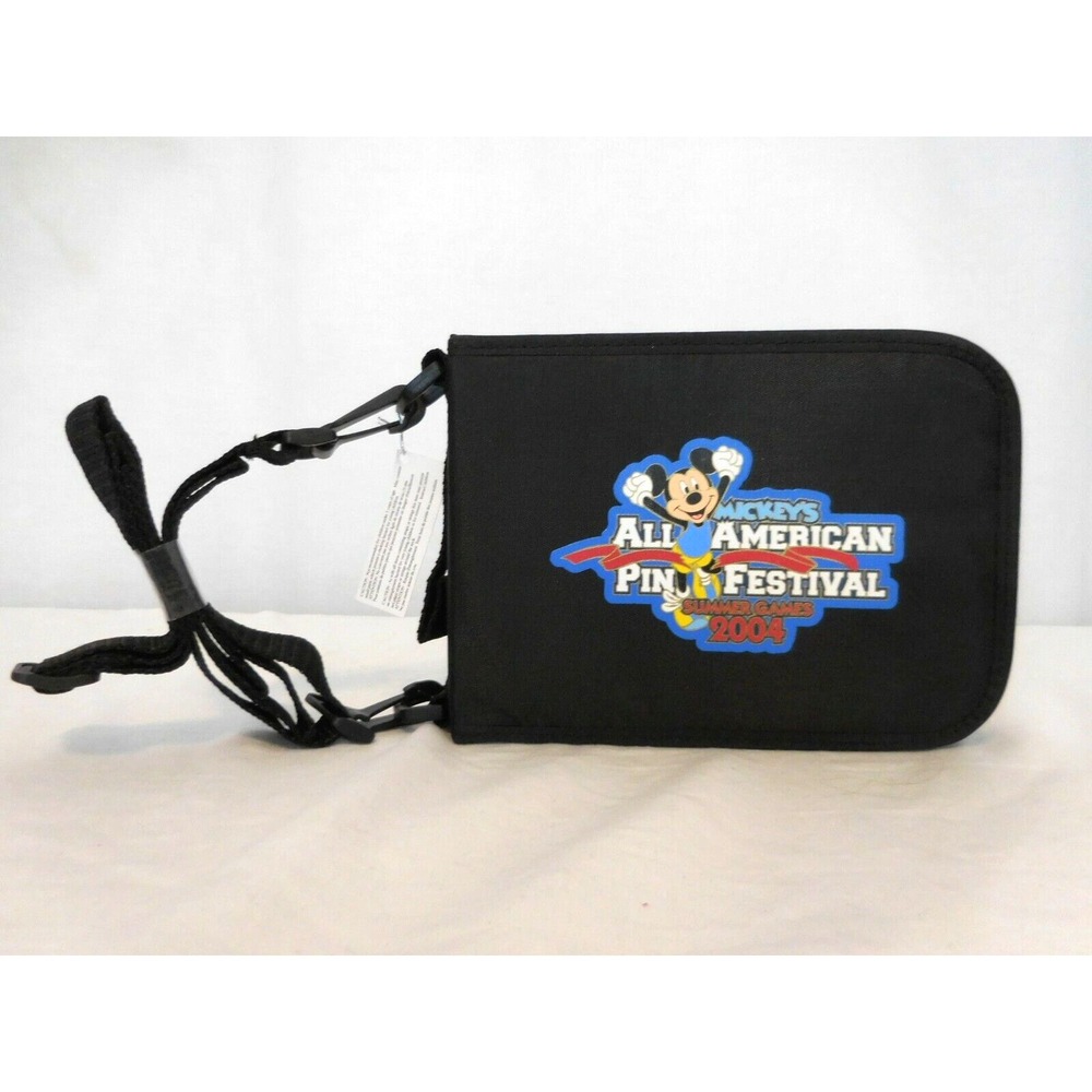 Disney DLR 2004 Mickey's All American Pin Festival - Mini Trading Pin Bag New